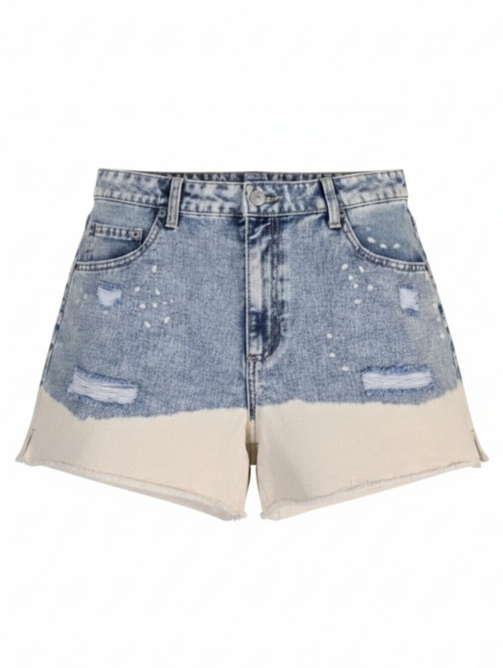 No Boundaries High Rise Bleached Distressed Denim Shorts Size 13 Juniors NWT!